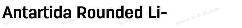 Antartida Rounded Li字体转换